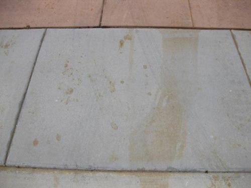 Battery Acid Stains on Concrete