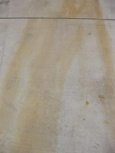 Battery Acid Stains on Concrete